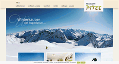 Desktop Screenshot of pension-pitze.at